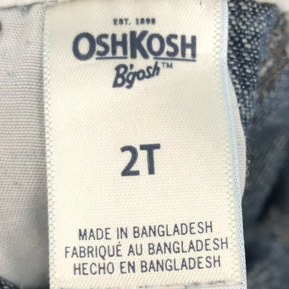 OSHKOSH B’GOSH Size 2T Football Overalls